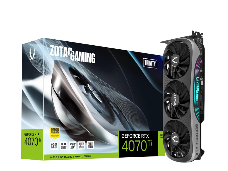 Zotac GeForce RTX 4070 Ti Gaming TRINITY 12GB GDDR6X